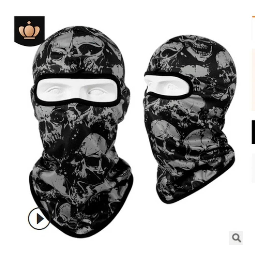 Tactical UV Protection Balaclava Full Face Mask For Skiing Cycling And Motorcycle Helmet Liner 13