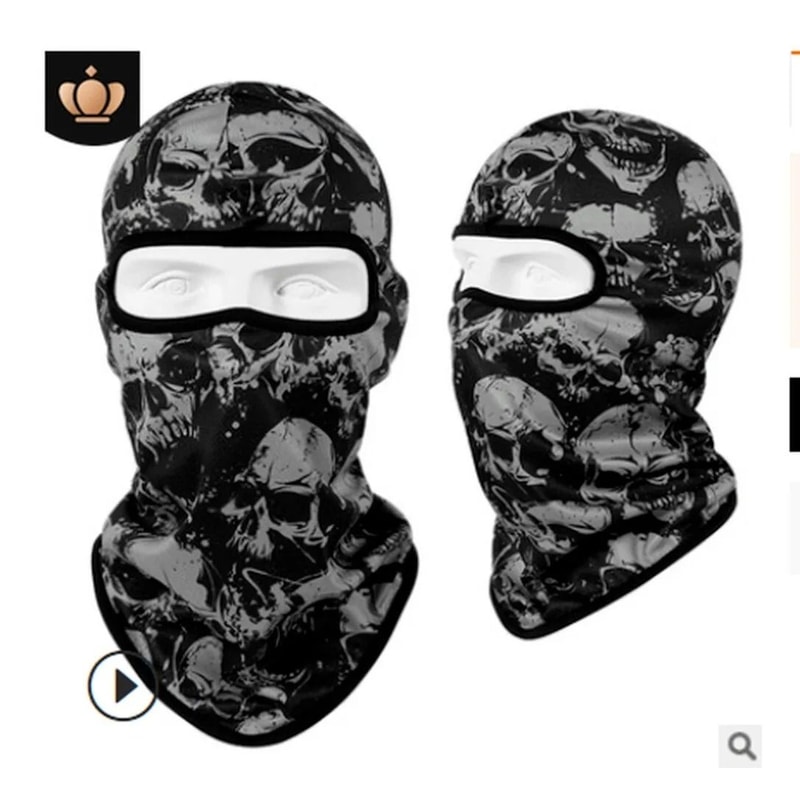 Tactical UV Protection Balaclava Full Face Mask For Skiing Cycling And Motorcycle Helmet Liner 13