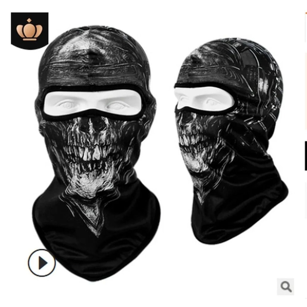 Tactical UV Protection Balaclava Full Face Mask For Skiing Cycling And Motorcycle Helmet Liner 16