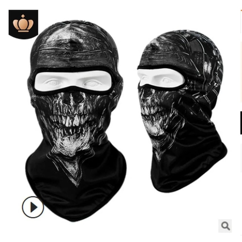 Tactical UV Protection Balaclava Full Face Mask For Skiing Cycling And Motorcycle Helmet Liner 16