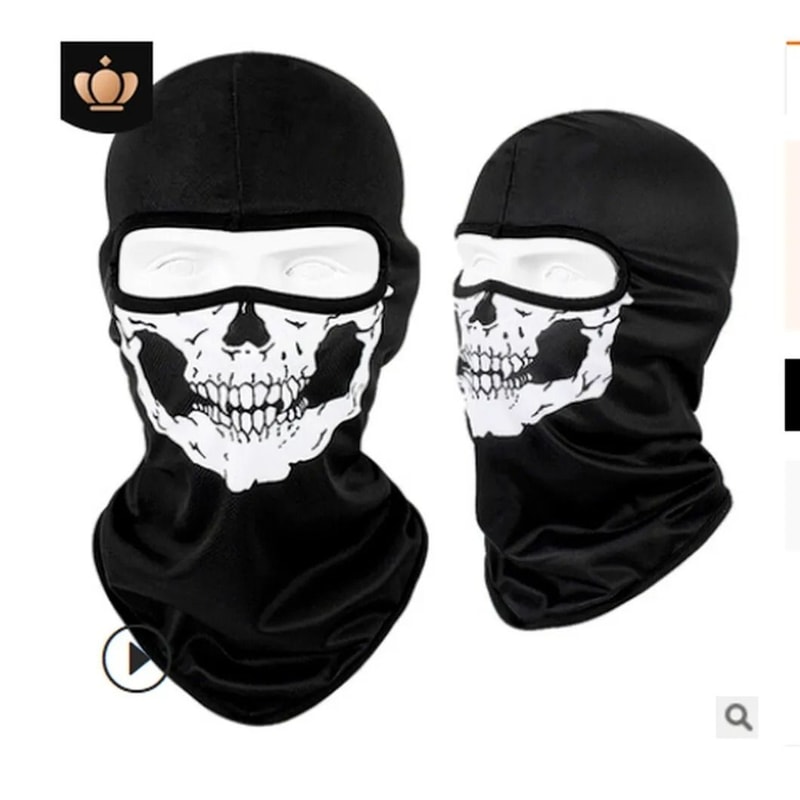 Tactical UV Protection Balaclava Full Face Mask For Skiing Cycling And Motorcycle Helmet Liner 17