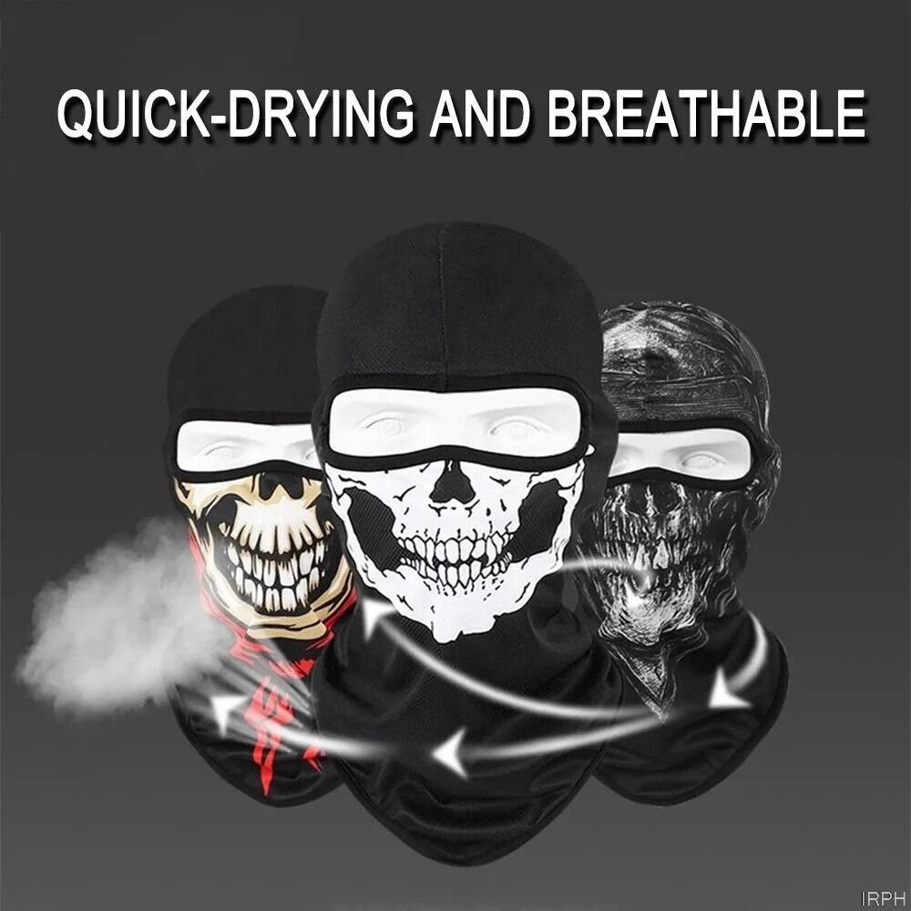 Tactical UV Protection Balaclava Full Face Mask For Skiing Cycling And Motorcycle Helmet Liner 1