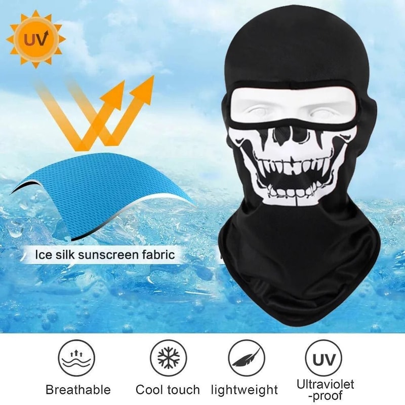 Tactical UV Protection Balaclava Full Face Mask For Skiing Cycling And Motorcycle Helmet Liner 3