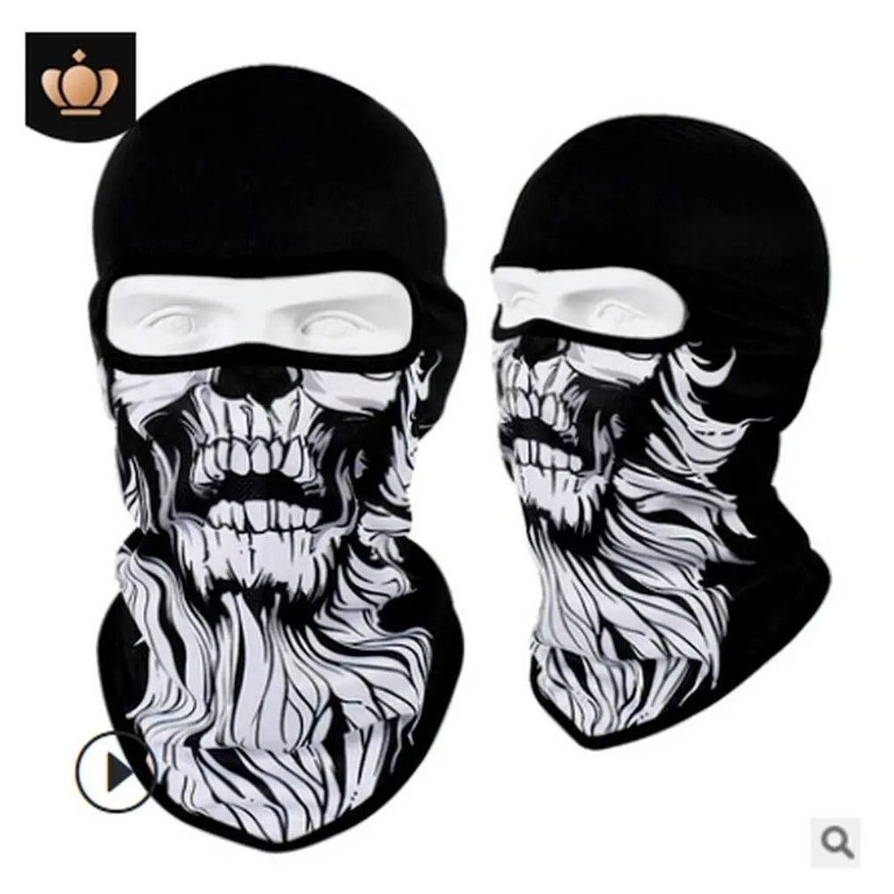 Tactical UV Protection Balaclava Full Face Mask For Skiing Cycling And Motorcycle Helmet Liner 18