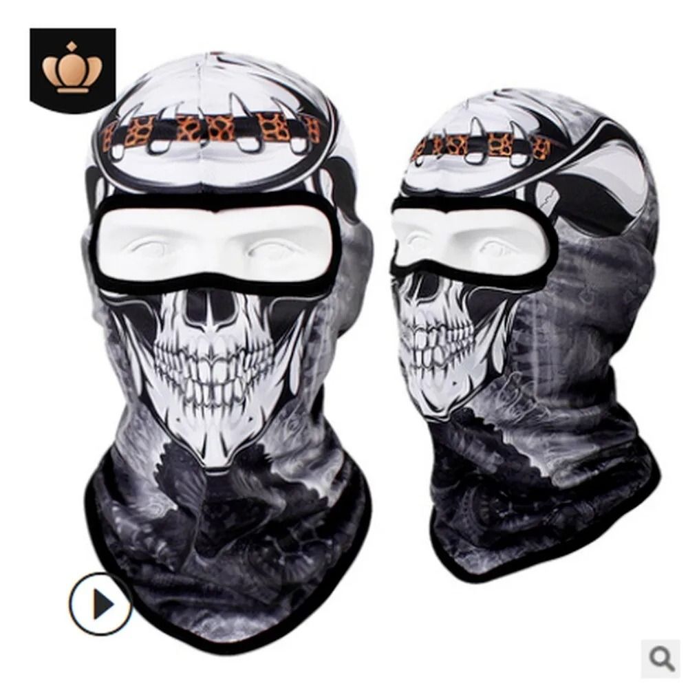 Tactical UV Protection Balaclava Full Face Mask For Skiing Cycling And Motorcycle Helmet Liner 19