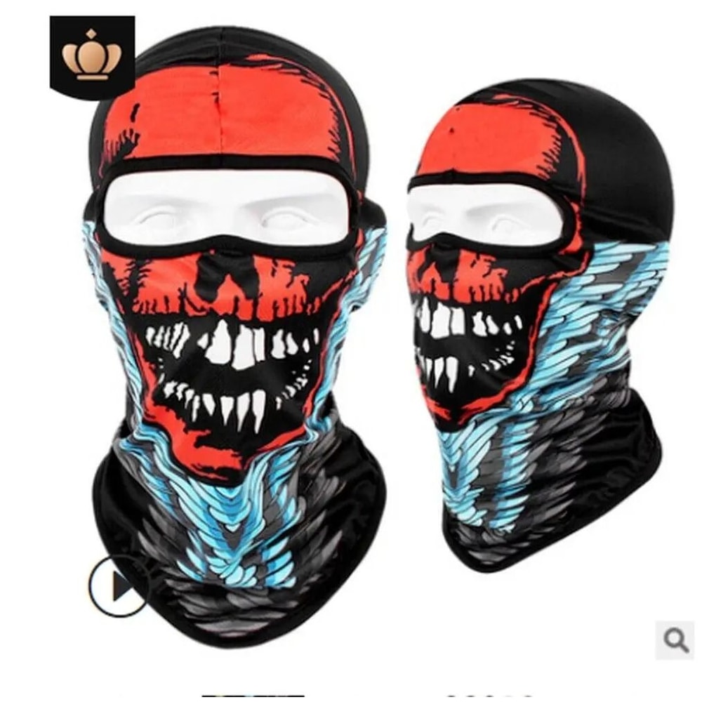 Tactical UV Protection Balaclava Full Face Mask For Skiing Cycling And Motorcycle Helmet Liner 21