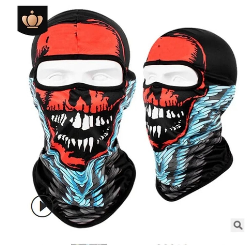 Tactical UV Protection Balaclava Full Face Mask For Skiing Cycling And Motorcycle Helmet Liner 21
