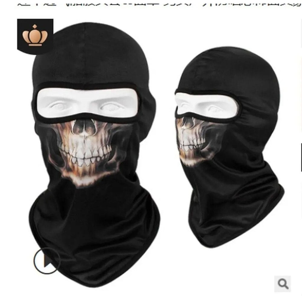 Tactical UV Protection Balaclava Full Face Mask For Skiing Cycling And Motorcycle Helmet Liner 22