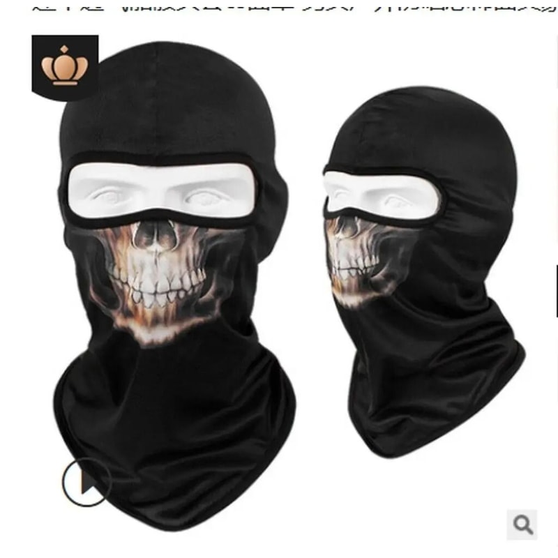 Tactical UV Protection Balaclava Full Face Mask For Skiing Cycling And Motorcycle Helmet Liner 22
