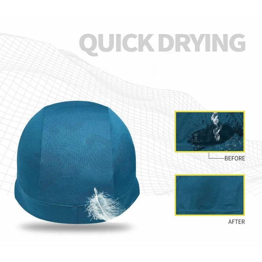 Cooling Mesh Skull Cap And Helmet Liner Lightweight Sweat Wicking Liner For Cycling Motorcycle And 3