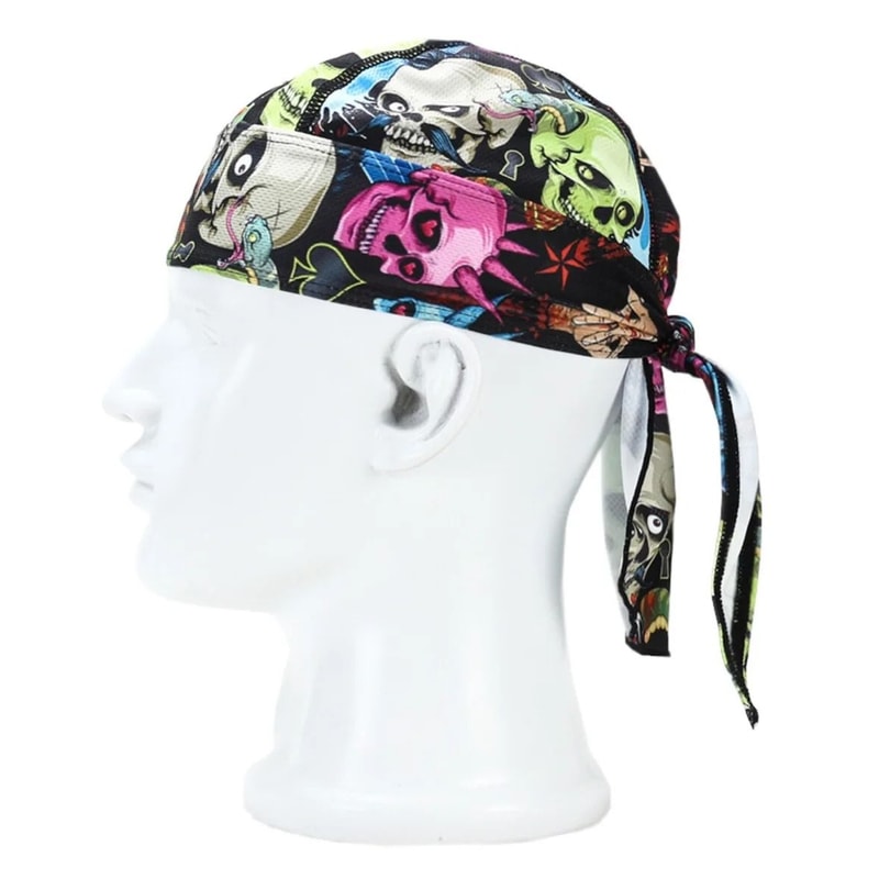Men Cooling Head Wrap And Quick Dry Cycling Beanie Skull Cap For Motorcycle Riding And Outdoor Pira 17