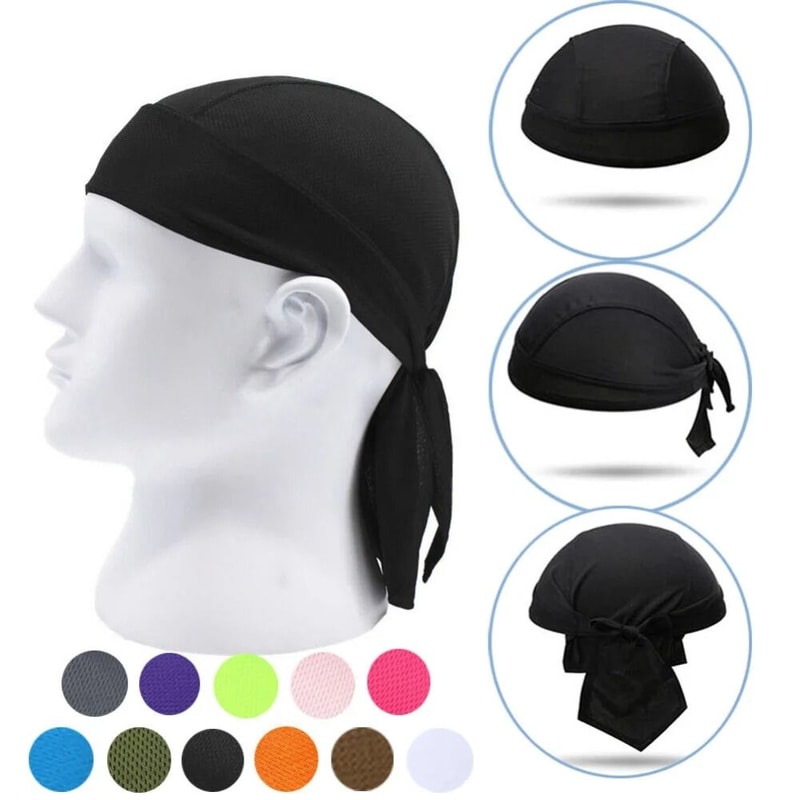 Men Cooling Head Wrap And Quick Dry Cycling Beanie Skull Cap For Motorcycle Riding And Outdoor Pira 1