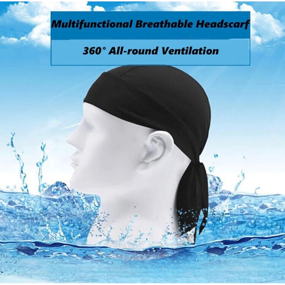Men Cooling Head Wrap And Quick Dry Cycling Beanie Skull Cap For Motorcycle Riding And Outdoor Pira 2