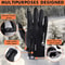 FullFinger Touchscreen Motorcycle Gloves With Hard Knuckle Protection And AntiSlip Grip For AllSeas 1