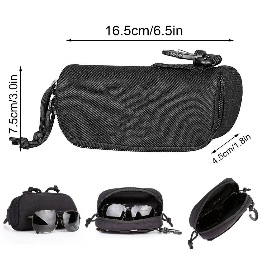 Tactical Eyeglasses Case Outdoor Shockproof Sunglasses Carrying Bag And Protective Utility Waist Pa 3