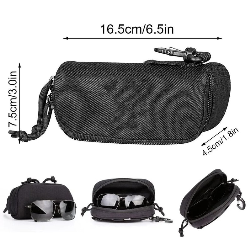 Tactical Eyeglasses Case Outdoor Shockproof Sunglasses Carrying Bag And Protective Utility Waist Pa 3