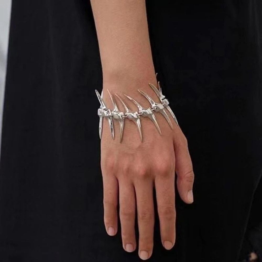 Thorn Fish Bone Link Chain Bracelet Fashion Charm Bangle And Couple Jewelry For Parties 1