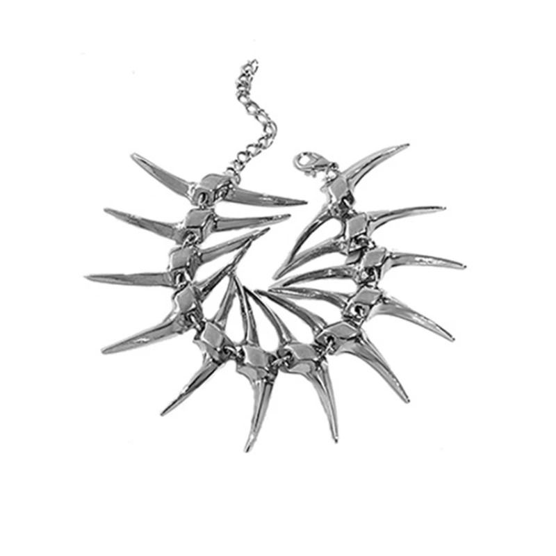 Thorn Fish Bone Link Chain Bracelet Fashion Charm Bangle And Couple Jewelry For Parties 3