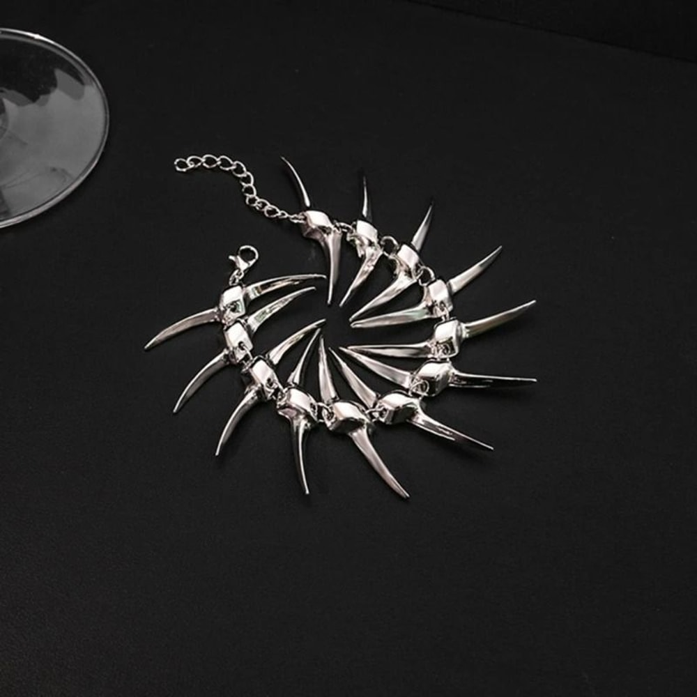 Thorn Fish Bone Link Chain Bracelet Fashion Charm Bangle And Couple Jewelry For Parties 5