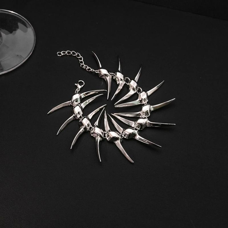 Thorn Fish Bone Link Chain Bracelet Fashion Charm Bangle And Couple Jewelry For Parties 5