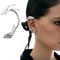 Unisex Silver Color Ear Clips Unique Futuristic Skeletal Spine Ear Hooks For Y2K Trendsetters 4