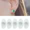 Set Of 10 Earring Stopper Plugs And Secure Stud Back Clasps For Jewelry Enthusiasts 3