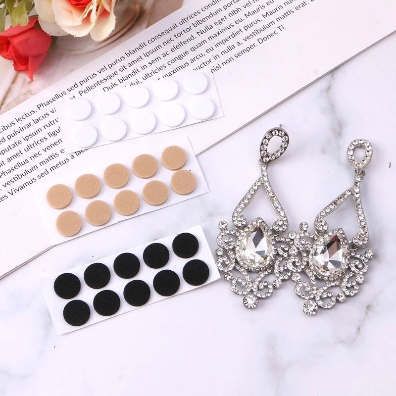 100 Pcs Earring Support Patches With Waterproof Lifting Pads And Earring Lifters For Ear Lobe Suppo 3