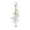 Handmade Acrylic Flower Keychain With Floral Leaf Pendant And Secure Lobster Clasp 0