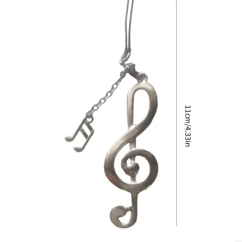 Musical Note Phone Charm Alloy Keychain Accessory 4