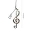 Musical Note Phone Charm Alloy Keychain Accessory 4