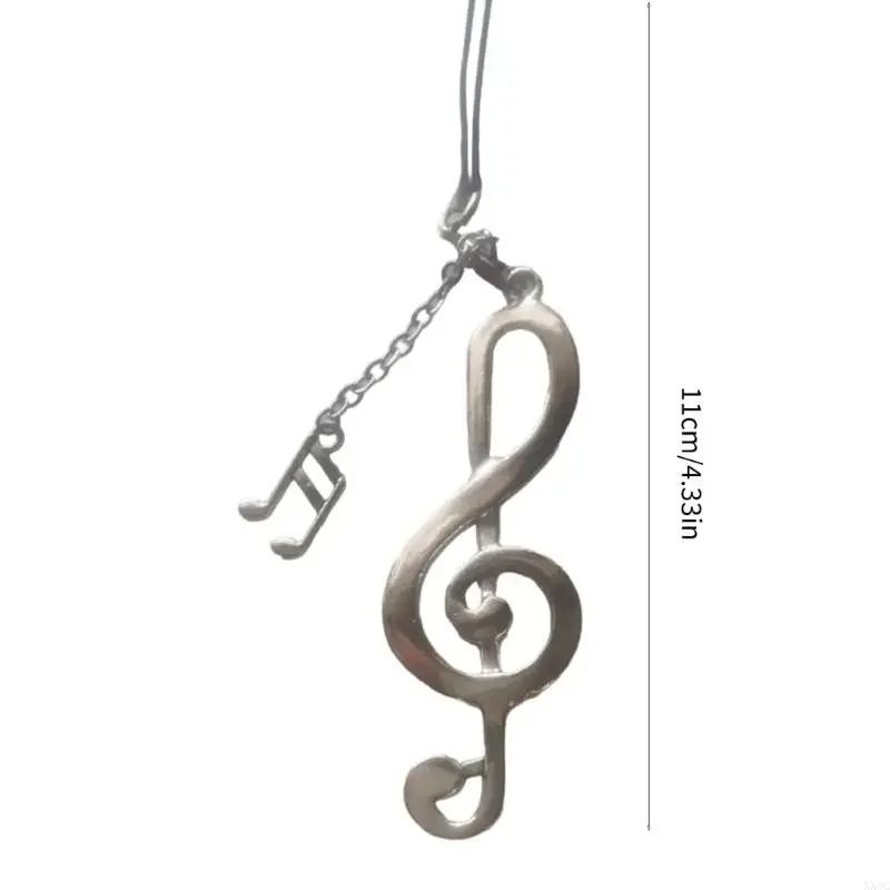 Musical Note Phone Charm Alloy Keychain Accessory 4