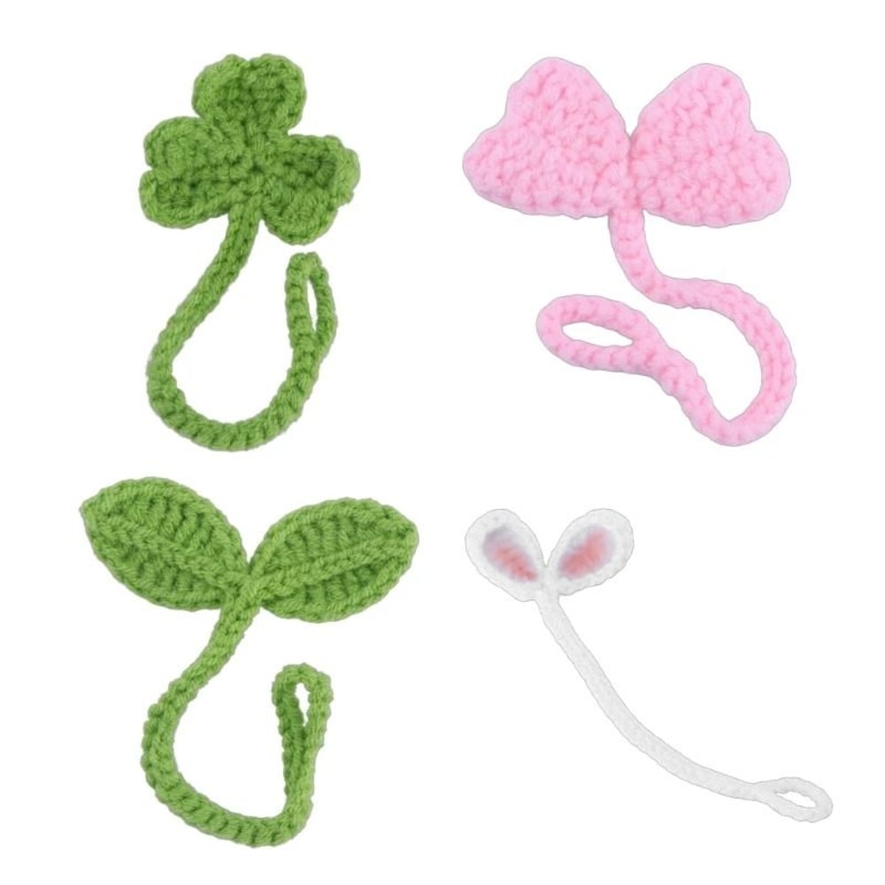 Crochet Leaf Bookmark And Accessory 3