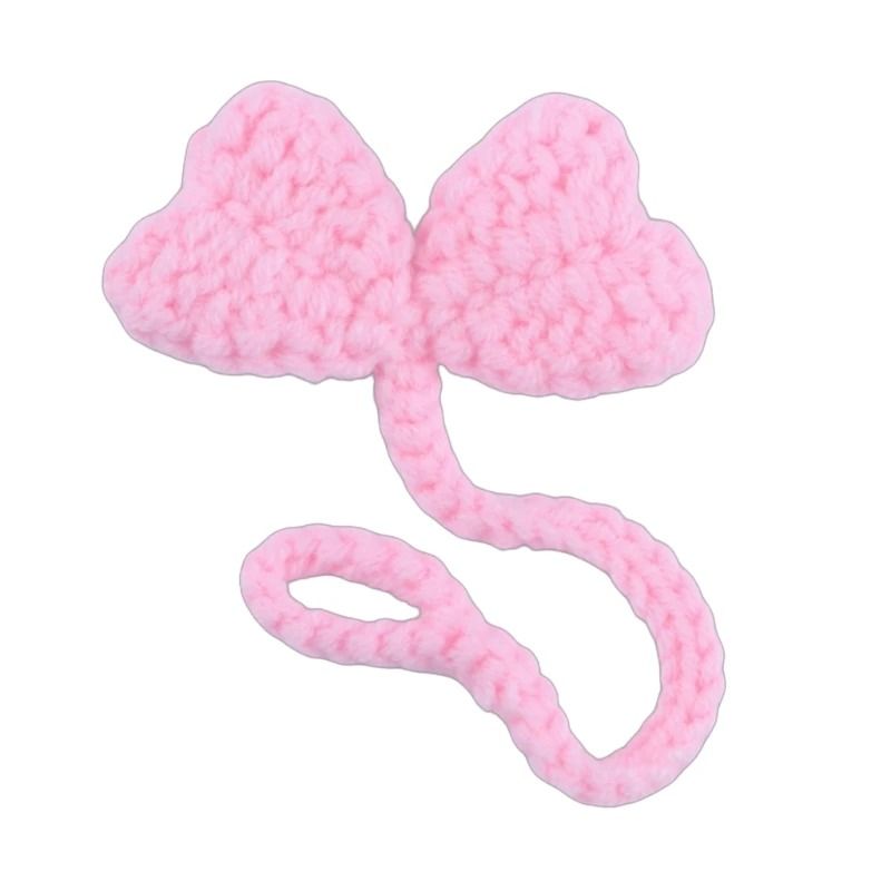 Crochet Leaf Bookmark And Accessory 7