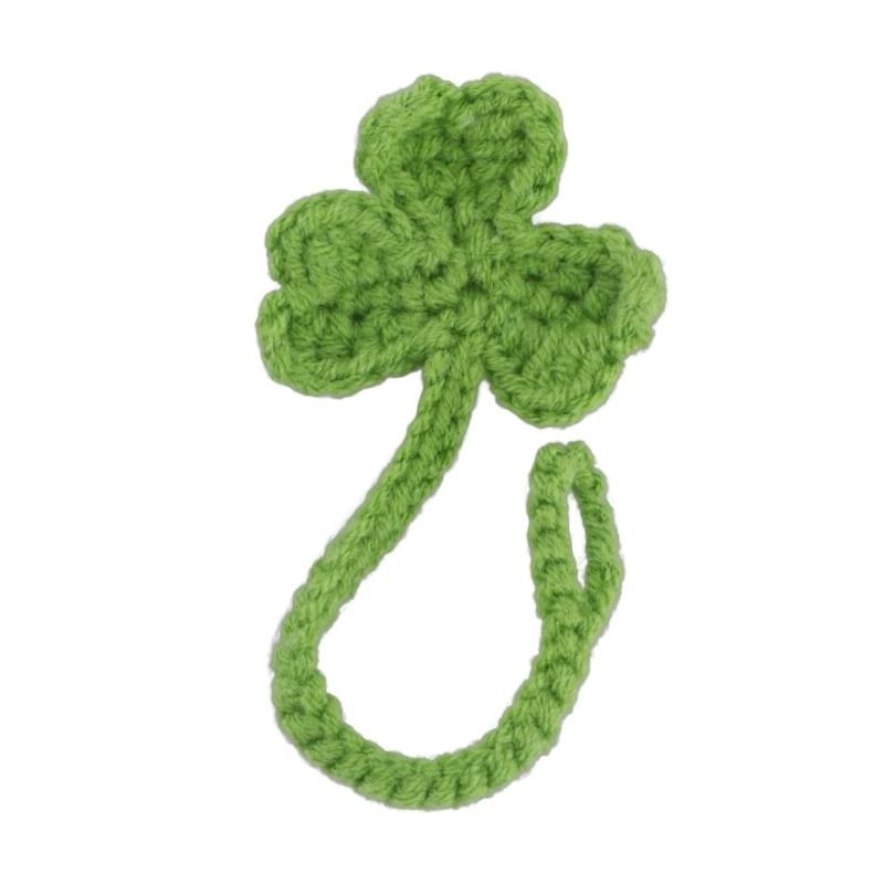 Crochet Leaf Bookmark And Accessory 8