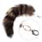 Raccoon Tail Keychain Accessory 2