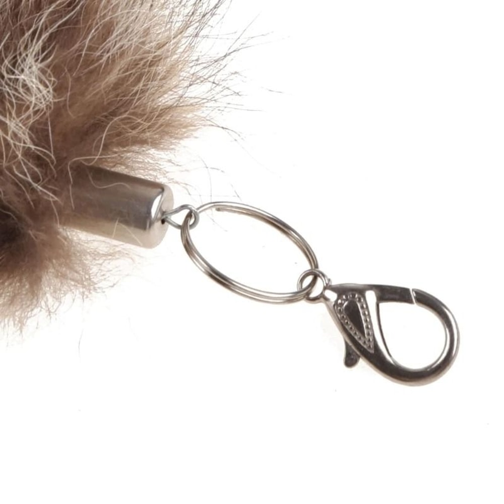 Raccoon Tail Keychain Accessory 4