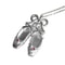 Bowknot Ballet Shoe Pendant Necklace 3