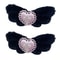 Gothic Heart Angel Wing Hair Clip 1