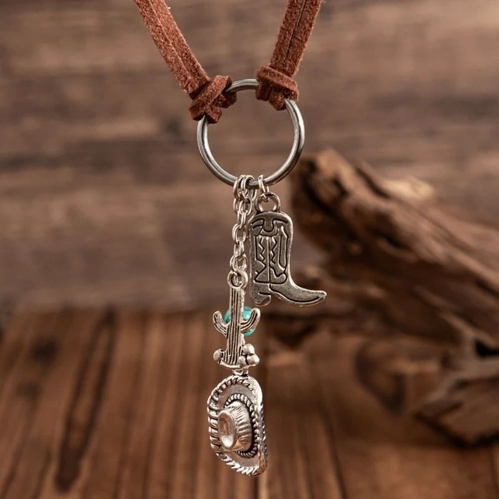 Rhinestone Cowboy Necklace Accessory 2