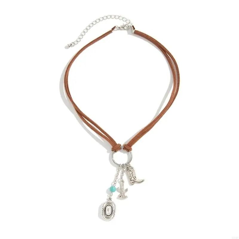 Rhinestone Cowboy Necklace Accessory 5