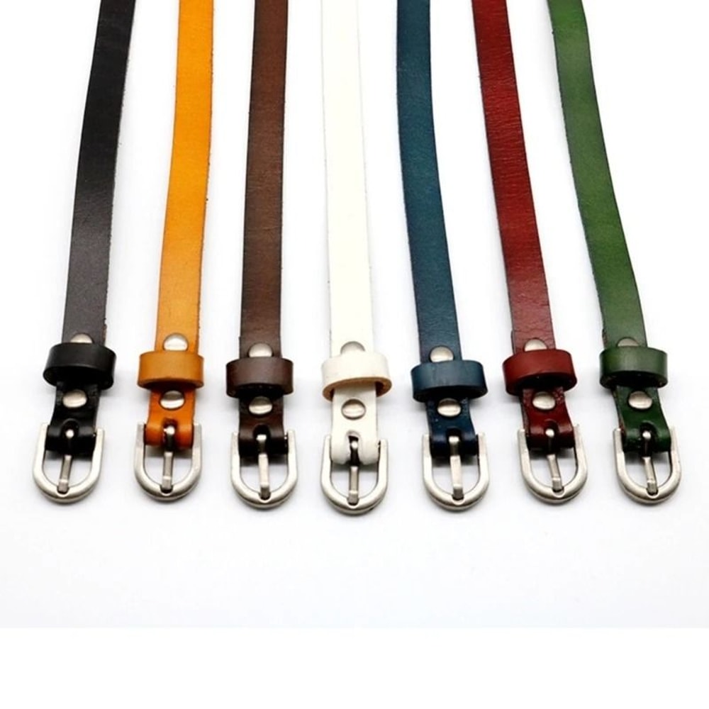 Handmade Leather Bead Bracelet 3