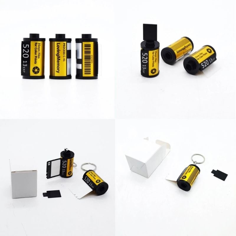 Film Roll Photo Keychain Accessory 2