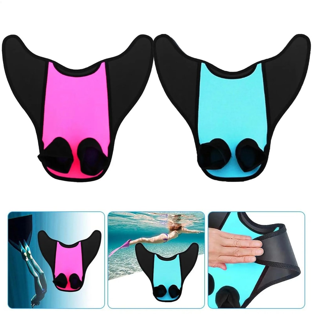 Short Blade Swimming Fins 0
