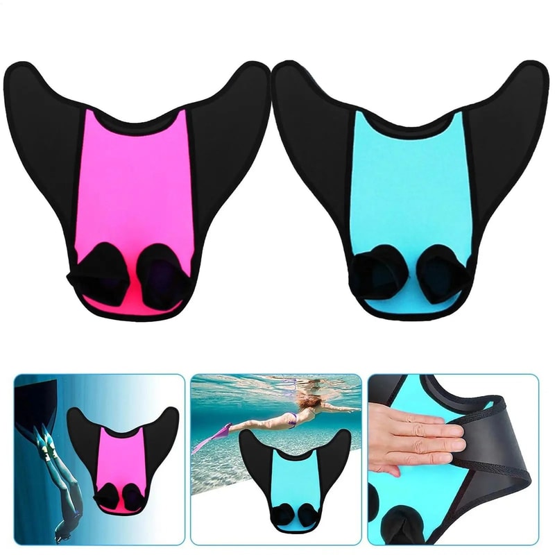Short Blade Swimming Fins 0
