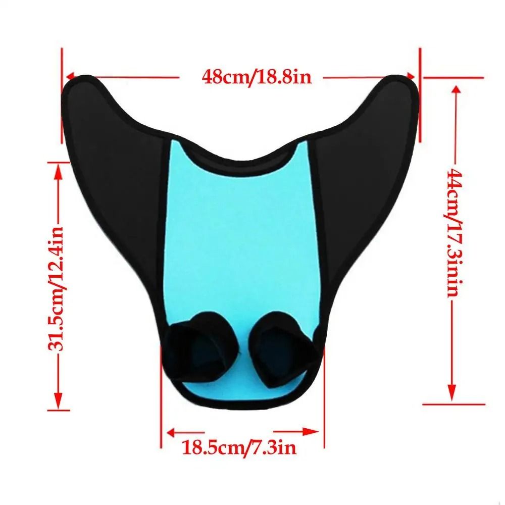 Short Blade Swimming Fins 9