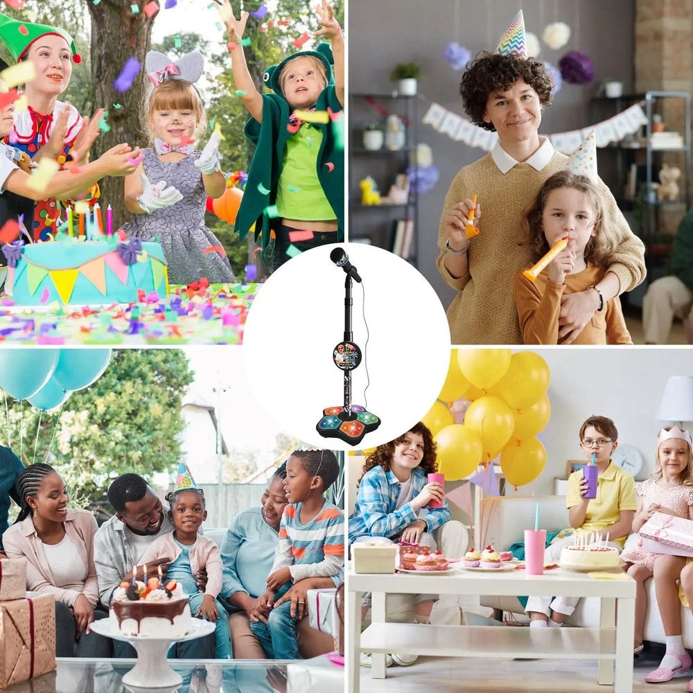 Kids Singing Microphone With Stand 3