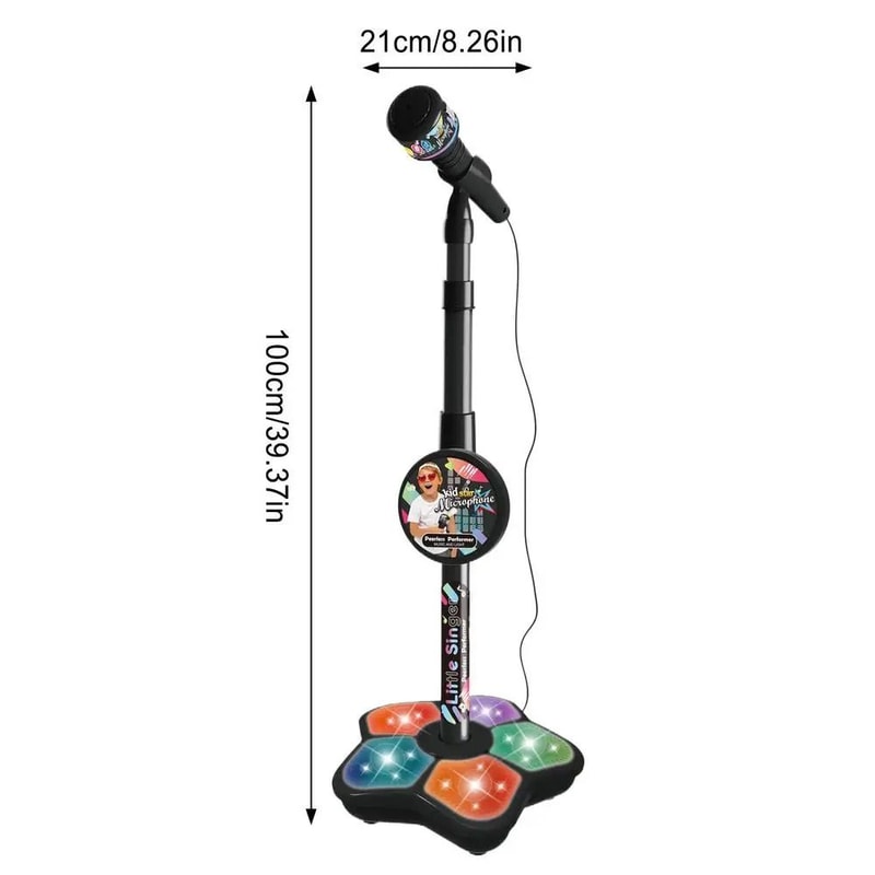 Kids Singing Microphone With Stand 6