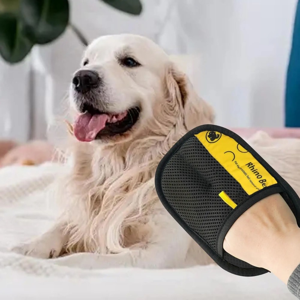 Double Sided Pet Grooming Gloves 3