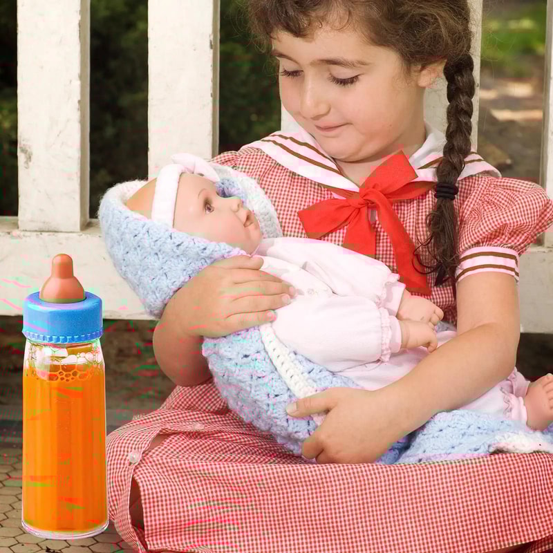 Baby Doll Nursing Play Bottles Set 2
