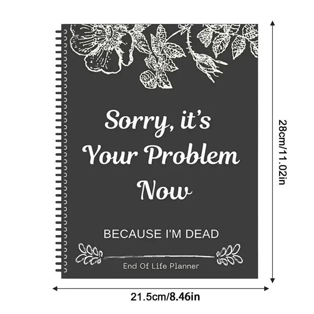 End Of Life Planner Notebook 5